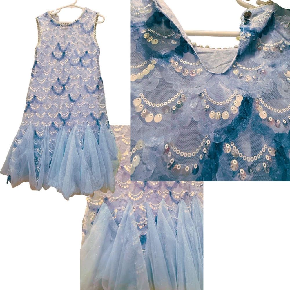 Lola + The Boys Blue Mermaid Dress